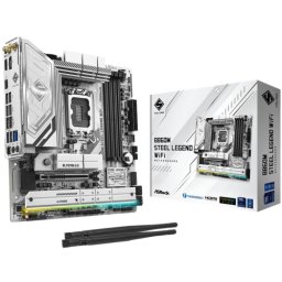 Placa de baza B860M Steel Legend WiFi, Intel B860, Socket 1851, mATX