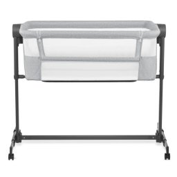 Patut Co-Sleeper Kinderkraft Neste Up 2 gri deschis