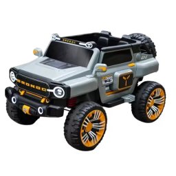 Masinuta electrica 4x4 xxl - model off-road cu 4 motoare, 2 locuri, telecomanda bluetooth, 2-9 ani, xsdu150, gri