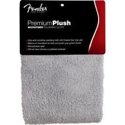 Fender Premium Plush Microfiber Polishing Cloth Gray