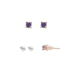 Cercei Lapis Lazuli rotund fatetat 3x3x15 mm cu Argint 925 pentru comunicare autentica – 1 Pereche