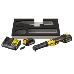 Masina de insurubat unghiulara DeWalt DCF510E2G, 3/8", 1/2",102 Nm, 2 x POWERSTACK 18V / 1.7Ah