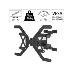 00220850, 90", max. 40 kg, Negru