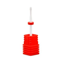 Duză din ceramică pentru cuticulă, brâu roșu, F Small Round V L (C)