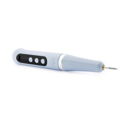 Pilă electrică pentru manichiură, cu baterie JF-102B, 25000 rpm, 2 în 1, cu lampă LED/UV 12W, albastru