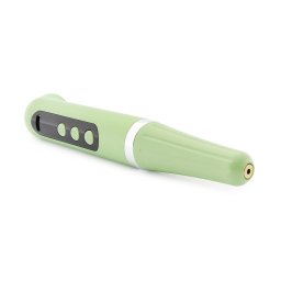 Pilă electrică pentru manichiură, cu baterie JF-102B, 25000 rpm, 2 în 1, cu lampă LED/UV 12W, verde
