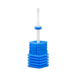 Duză din ceramică pentru cuticulă, brâu albastru, M Small Round V L (C)