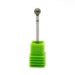 Duză de diamant pentru cuticulă, sferă, brâu verde 001 / 050G