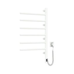 Uscător electric rotativ pentru prosoape cu termostat ARABESQUE, 105 W, 80 x 49 cm, alb
