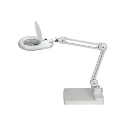 Lupă de masă cu iluminare suport pedestal Geti GDM 15