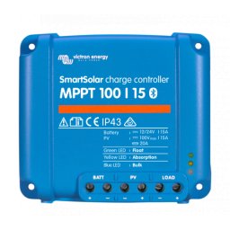 incarcator solar 12v 24v 15a victron energy smartsolar mppt 100/15