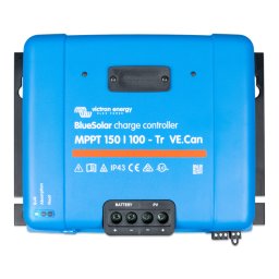 incarcator solar 12v 24v 48v 100a victron energy bluesolar mppt 150/100-tr ve.can