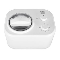 Aparat de făcut înghețată Fakir Premium ICY, Compresor încorporat, Vas detasabil 1 L, 100W, 3 programe (înghețată, sorbet, iaurt frozen), Timer, Alb