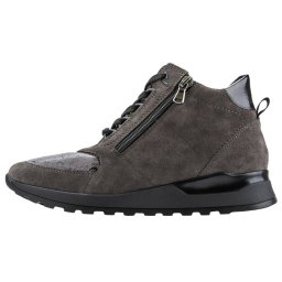 Ghete dama, Waldlaufer, 364H80-300-497-Hiroko-Gri, casual, piele naturala, cu talpa joasa, gri (Marime: 37,5)
