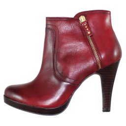 Botine dama, s.Oliver, 5-25348-23-Bordo, elegant, piele naturala, cu toc, bordo (Marime: 39)