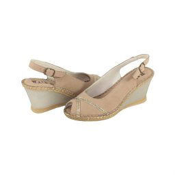 Sandale dama, Walk in the city, 7250-2973-Bej, casual, piele naturala, cu platforma, bej (Marime: 39)