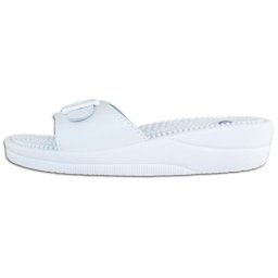 Papuci dama, Scholl, New-Massage-F20054-1065-Alb, casual, piele ecologica, ortopedici, cu platforma, alb (Marime: 42)