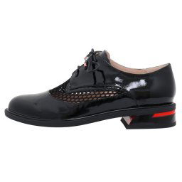 Pantofi dama, Epica, D02022SS0722018-01-L-Negru, elegant, piele naturala, cu toc, negru (Marime: 38)