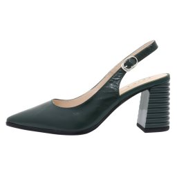 Pantofi dama, Epica, H4H8380-26265FN-5895-C2-N-Verde, elegant, piele naturala, cu toc, verde (Marime: 38)