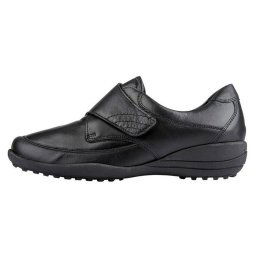 Pantofi dama, Waldlaufer, K01304-300-001-Katja-Negru, casual, piele naturala, ortopedici, cu talpa joasa, negru (Marime: 41)