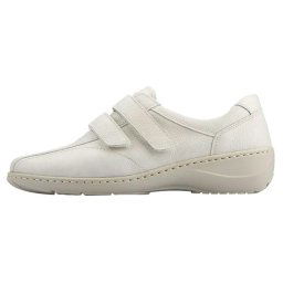 Pantofi dama, Waldlaufer, 607302-172-120-Kya-Bej, casual, piele naturala, cu talpa joasa, bej (Marime: 42,5)