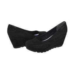 Pantofi dama, s.Oliver, 5-22428-26-001-Negru, casual, textil, cu platforma, negru (Marime: 38)