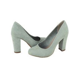 Pantofi dama, Marco Tozzi, 2-22425-26-768-Verde, casual, textil, cu toc, verde (Marime: 40)