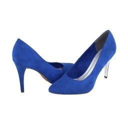 Pantofi dama, Marco Tozzi, 2-22418-24-Albastru, elegant, textil, cu toc, albastru (Marime: 37)