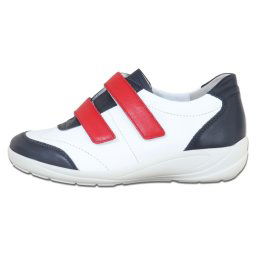 Pantofi dama, Semler, 32-406-1-Alb, casual, piele naturala, cu talpa joasa, alb (Marime: 36)