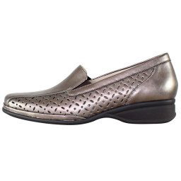 Pantofi dama, Semler, 21-706-7-Bronz, casual, piele naturala, cu toc, bronz (Marime: 42)