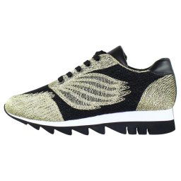 Pantofi dama, Gerry Weber, G32318-867-811-Auriu, casual, textil, cu talpa joasa, auriu (Marime: 41)