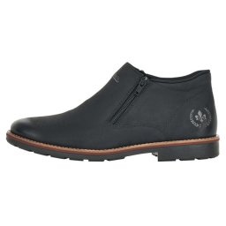 Cizme barbati, Rieker, 15391-00-Negru, casual, piele naturala, scurte, cu toc, negru (Marime: 44)
