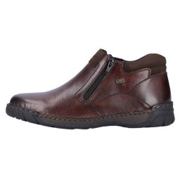 Ghete barbati, Rieker, B0392-25-Maro, casual, piele naturala, impermeabil, imblanite, cu talpa joasa, maro (Marime: 40)