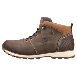 Ghete barbati, Rieker, F5730-25-Maro, casual, piele ecologica, impermeabil, cu talpa joasa, maro (Marime: 41)