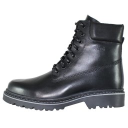 Ghete barbati, Nicolis, 42468-Negru, casual, piele naturala, imblanite, cu toc, negru (Marime: 44)