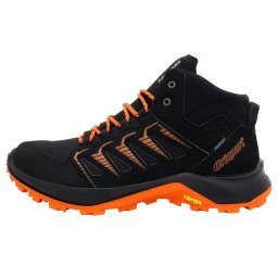 Ghete barbati, Grisport, 822829-14725R7G-Negru, sport, piele ecologica, impermeabil, cu talpa joasa, negru (Marime: 41)