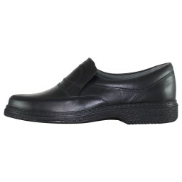 Pantofi barbati, Otter, OT27824-01-N-Negru, casual, piele naturala, cu talpa joasa, negru (Marime: 41)