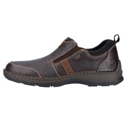 Pantofi barbati, Rieker, 05355-25-Maro, casual, piele naturala, impermeabil, cu talpa groasa, maro (Marime: 40)