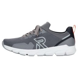 Pantofi barbati, Rieker, 07802-45-Gri, sport, textil, cu talpa groasa, gri (Marime: 43)