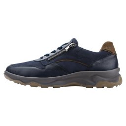 Pantofi barbati, Waldlaufer, 718006-301-519-H-Max-Albastru-Inchis, casual, piele naturala, cu talpa groasa, albastru inchis (Marime: 44,5)