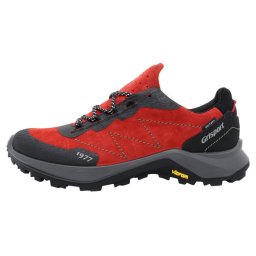 Pantofi barbati, Grisport, 822808-14701V21G-Rosu, sport, piele naturala, impermeabil, cu talpa groasa, rosu (Marime: 44)