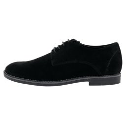 Pantofi barbati, Nicolis, 201918-Negru, elegant, piele intoarsa, cu toc, negru (Marime: 44)