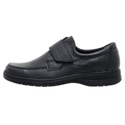 Pantofi barbati, Nicolis, 96373-Negru, casual, piele naturala, cu talpa joasa, negru (Marime: 39)