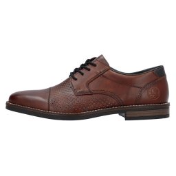 Pantofi barbati, Rieker, 13517-24-Maro, casual, piele naturala, perforati, cu toc, maro (Marime: 44)