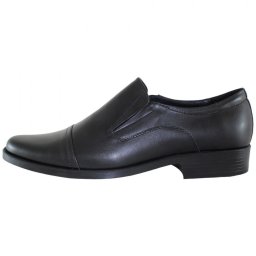 Pantofi barbati, Pieton, ADI-BE-Negru, elegant, piele naturala, cu toc, negru (Marime: 40)