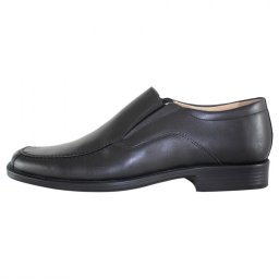 Pantofi barbati, Nevalis, 445-BE-Negru, elegant, piele naturala, cu toc, negru (Marime: 45)