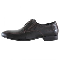 Pantofi barbati, Alberto Clarini, C213-303B-Maro, elegant, piele naturala, cu toc, maro (Marime: 39)
