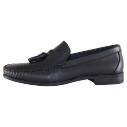 Mocasini barbati, Dogati, 7005-Negru, casual, piele naturala, cu toc, negru (Marime: 41)