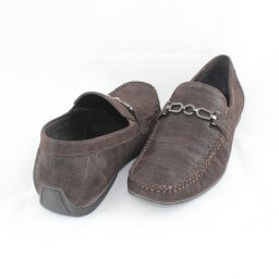 Mocasini barbati, Saccio, S100-1G-Maro, elegant, piele naturala, cu talpa joasa, maro (Marime: 41)