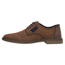 Pantofi barbati, Rieker, 13439-24-Maro, casual, piele naturala, cu toc, maro (Marime: 44)
